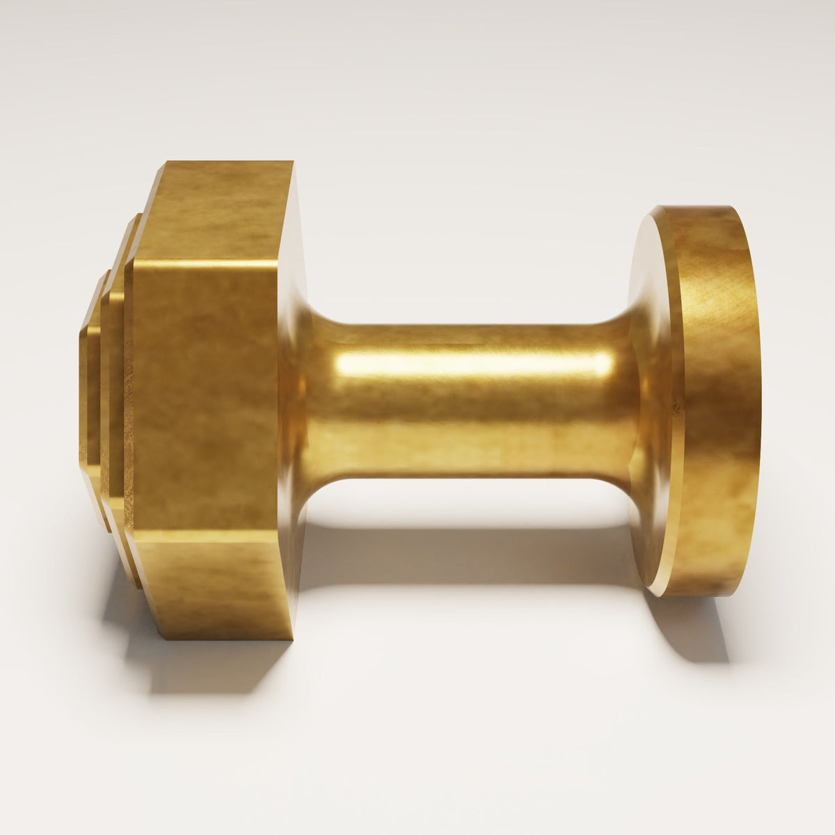 Egerton Cabinet Knob design reference in Aged Brass (Heritage) — Capramont & Co