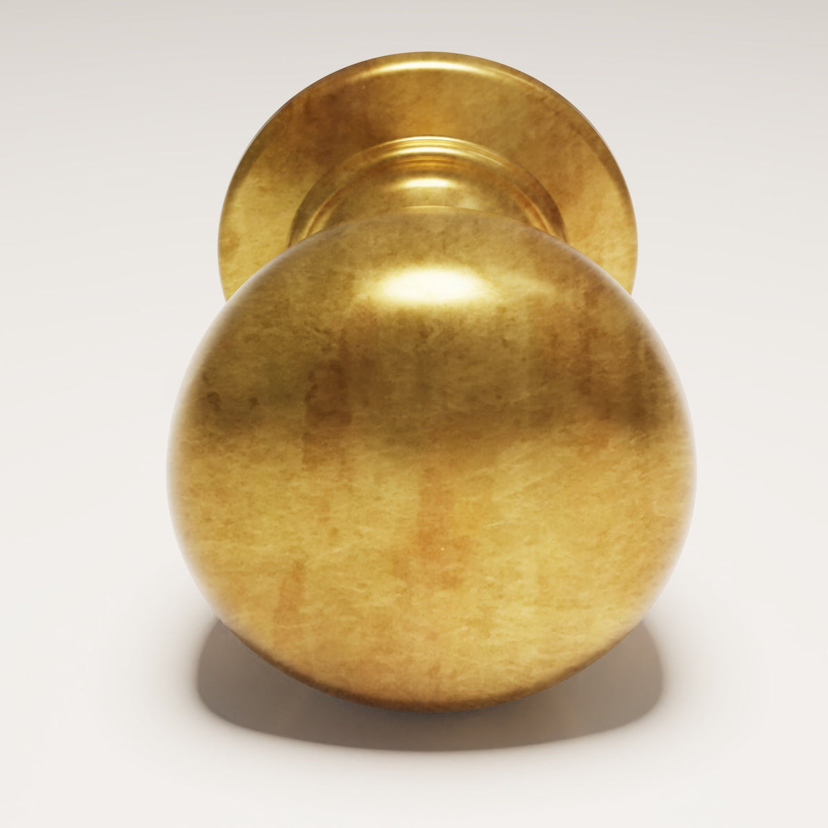 Farringdon Cushion Knob design reference in Aged Brass (Heritage) — Capramont & Co
