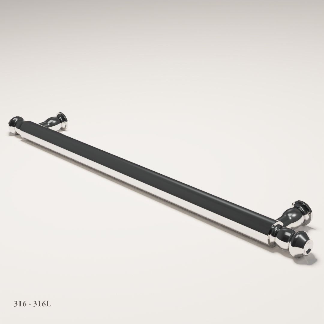Harrington Cabinet Handle in Marine-Grade Stainless Steel 316L — Capramont & Co