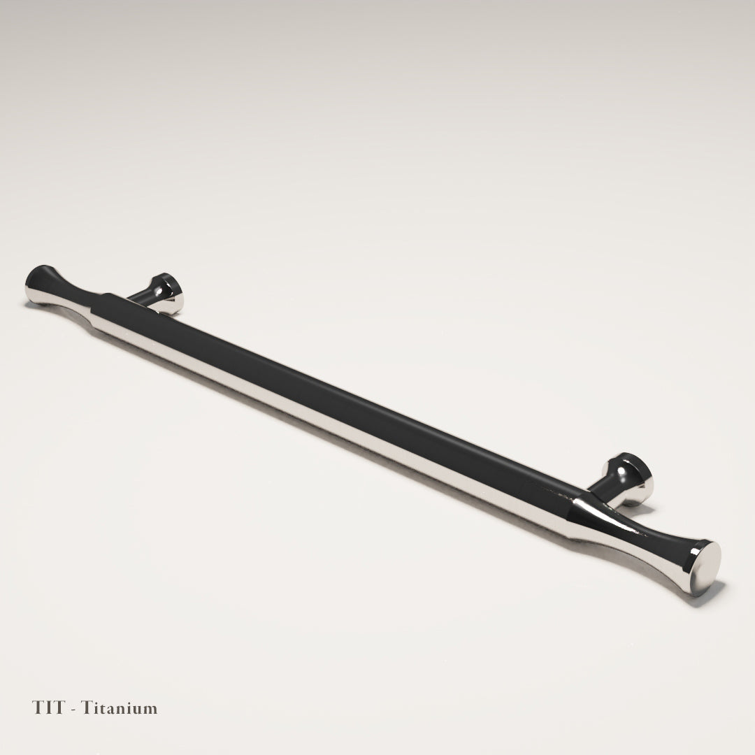 Maddox Cabinet Handle in Titanium — Capramont & Co