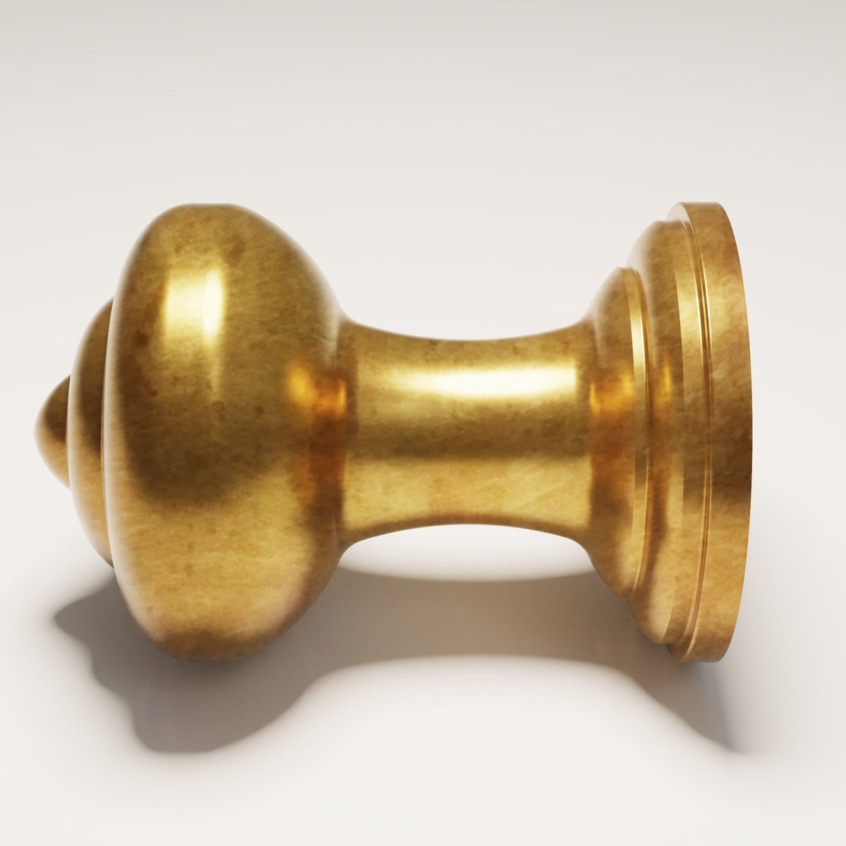 Manresa Cabinet Knob design reference in Aged Brass (Heritage) — Capramont & Co