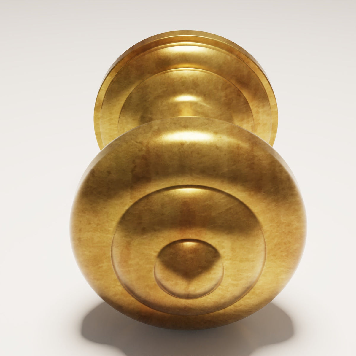 Manresa Cabinet Knob design reference in Aged Brass (Heritage) — Capramont & Co
