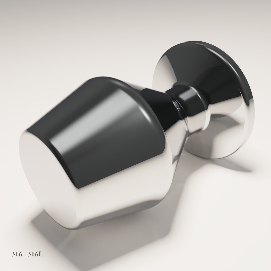 Melbury Cabinet Knob in Marine-Grade Stainless Steel 316L — Capramont & Co