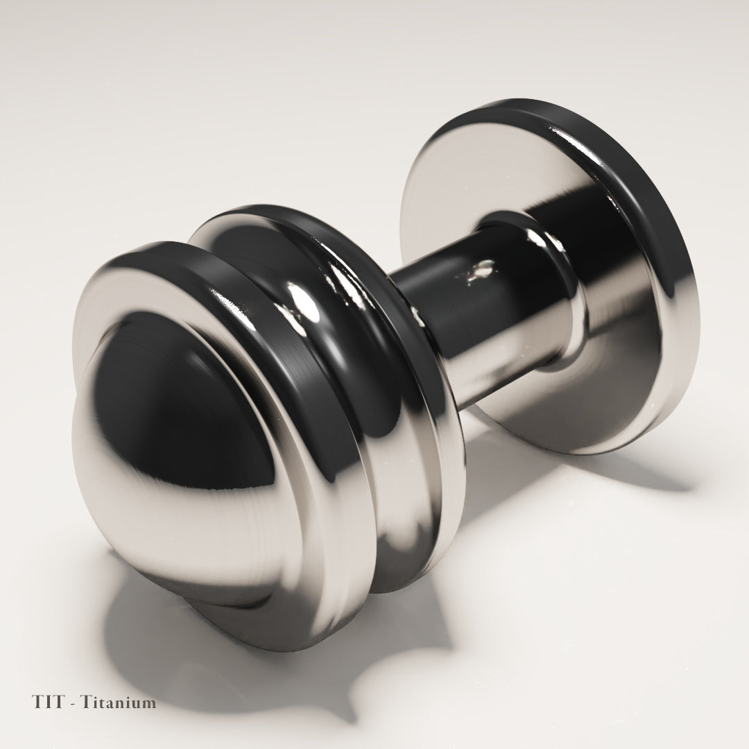 Varndell Cabinet Knob in Titanium — Capramont & Co