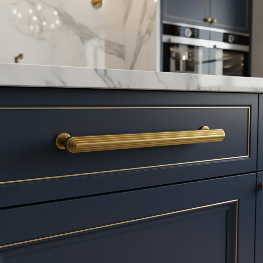 Burlington cabinet hardware collection for yacht vanity joinery and marine-adjacent cabinetry