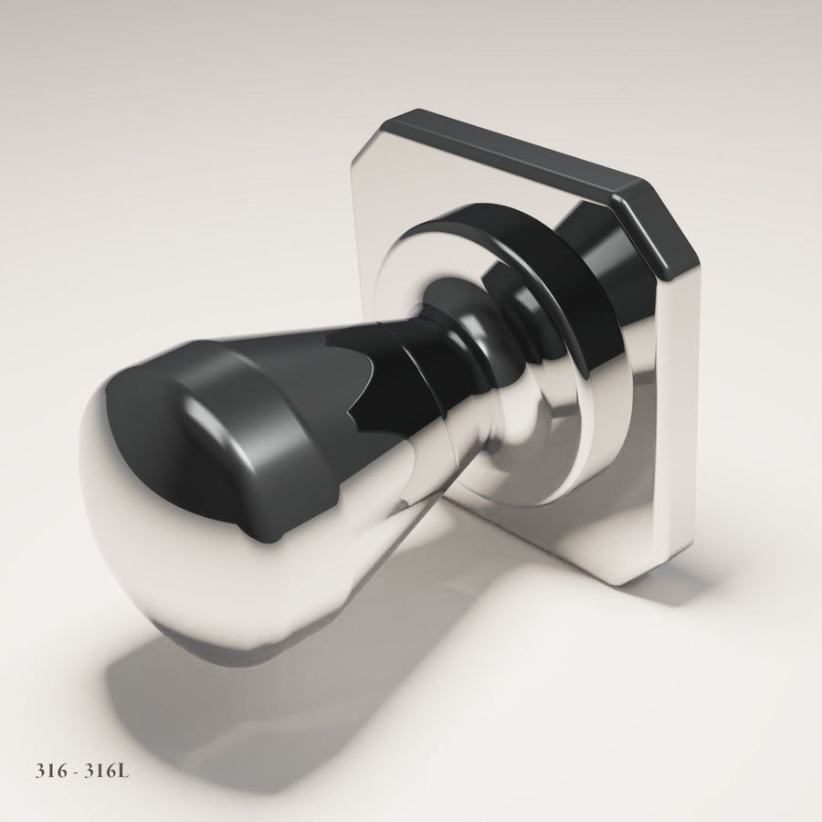Lexham Cabinet Knob with Baseplate — Performance Metals