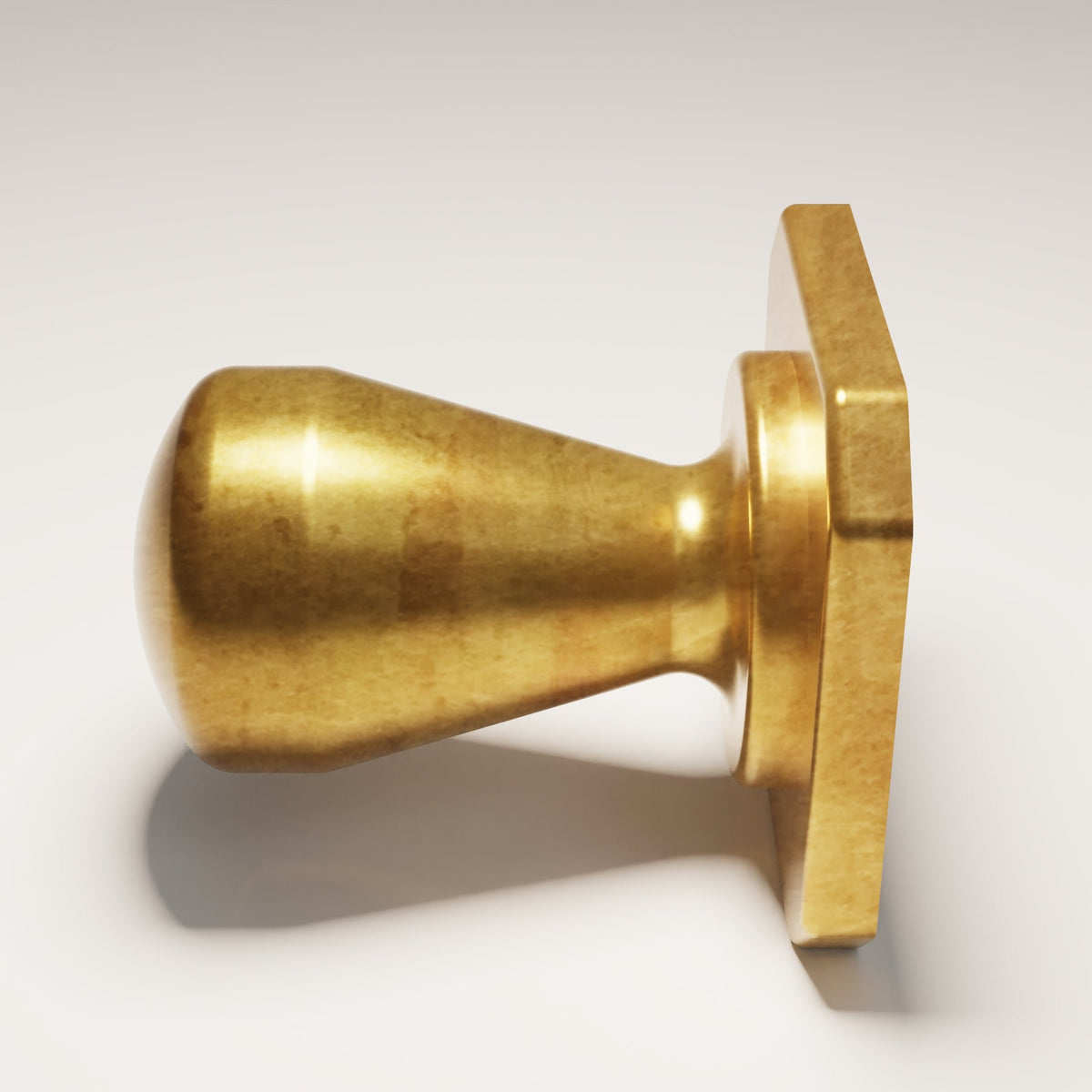 Lexham Cabinet Knob with Baseplate design reference in Aged Brass (Heritage) — Capramont & Co