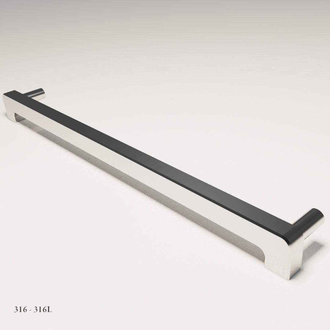 Beaufort Cabinet Handle in Marine-Grade Stainless Steel 316L — Capramont & Co