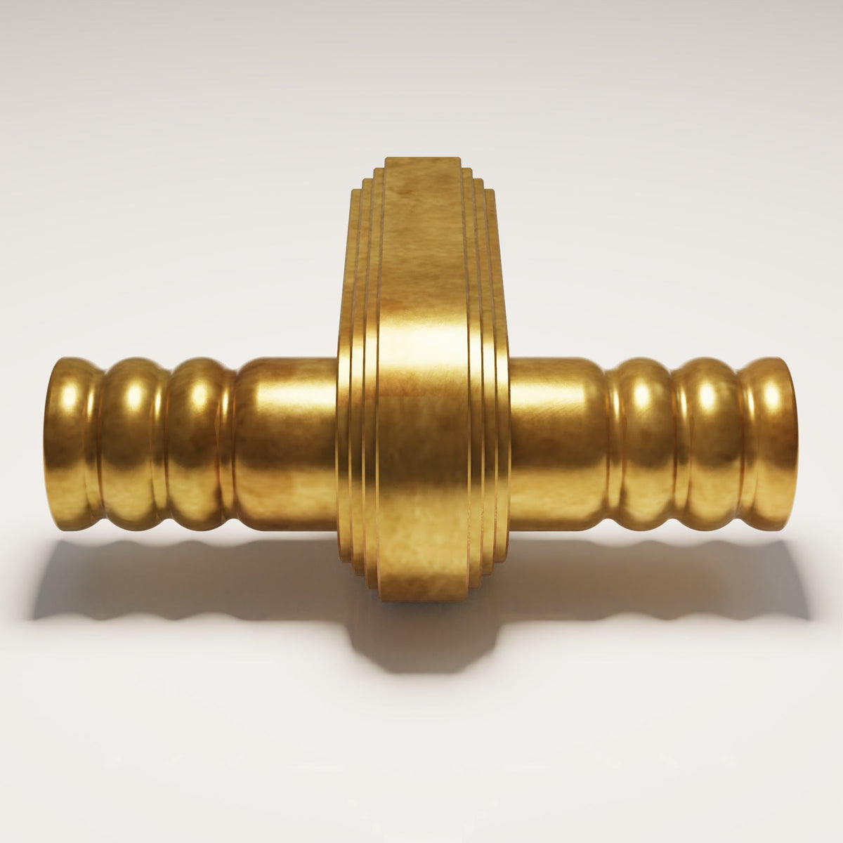 Brunswick T-Bar design reference in Aged Brass (Heritage) — Capramont & Co