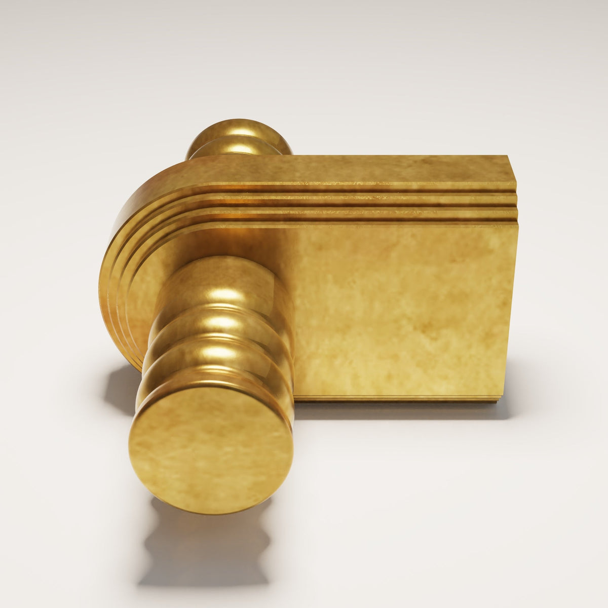 Brunswick T-Bar design reference in Aged Brass (Heritage) — Capramont & Co