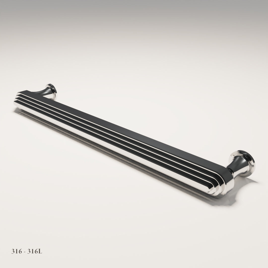 Burlington Cabinet Handle in Marine-Grade Stainless Steel 316L — Capramont & Co