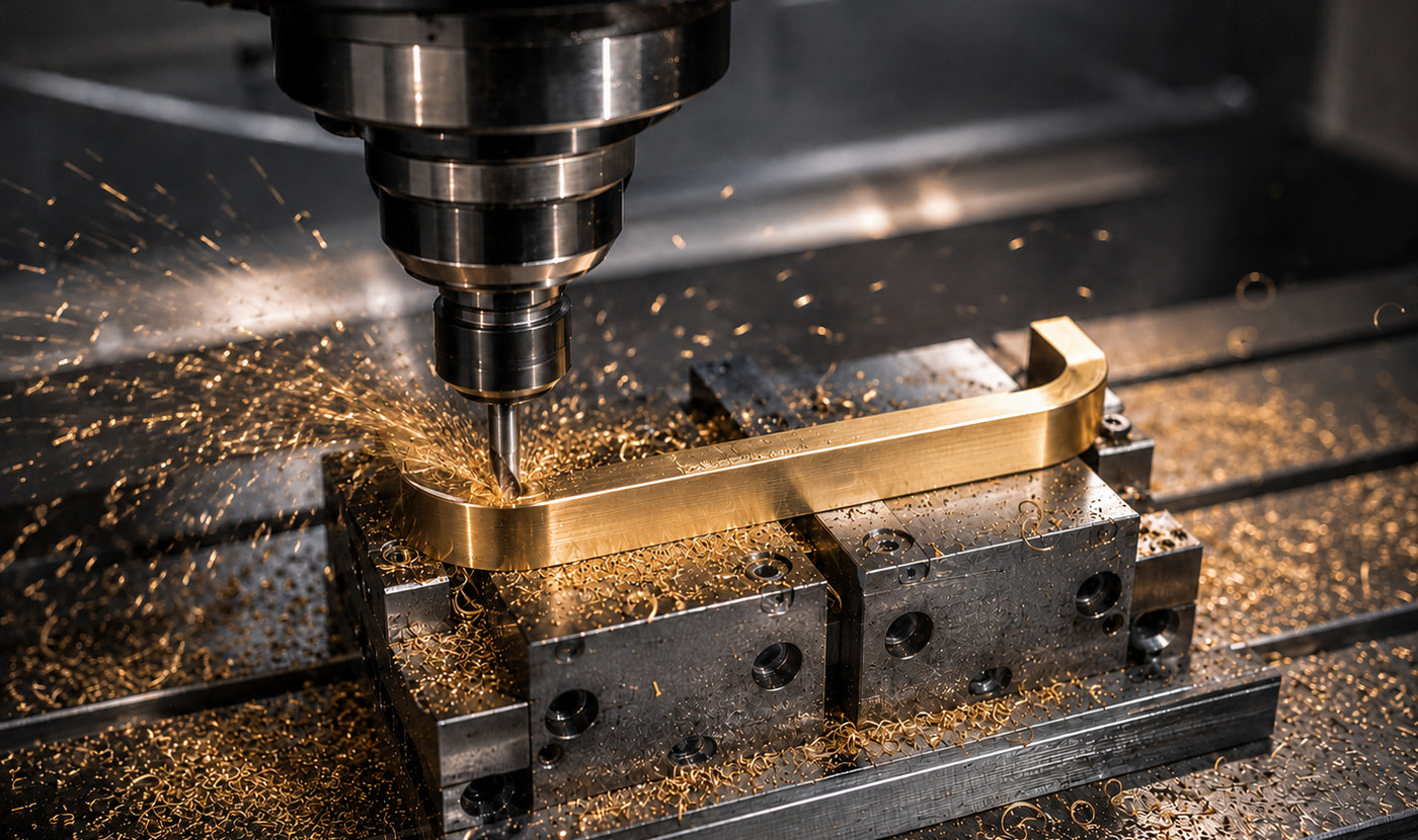 Precision machining Capramont cabinet hardware in England