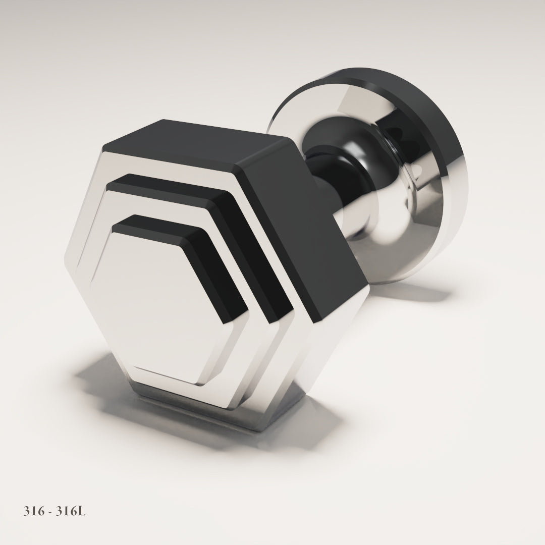 Egerton Cabinet Knob in Marine-Grade Stainless Steel 316L — Capramont & Co