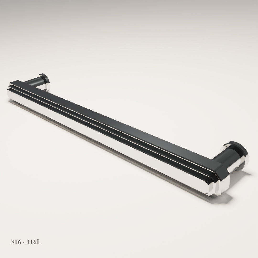 Egerton Handle - P2 in Marine-Grade Stainless Steel 316L — Capramont & Co