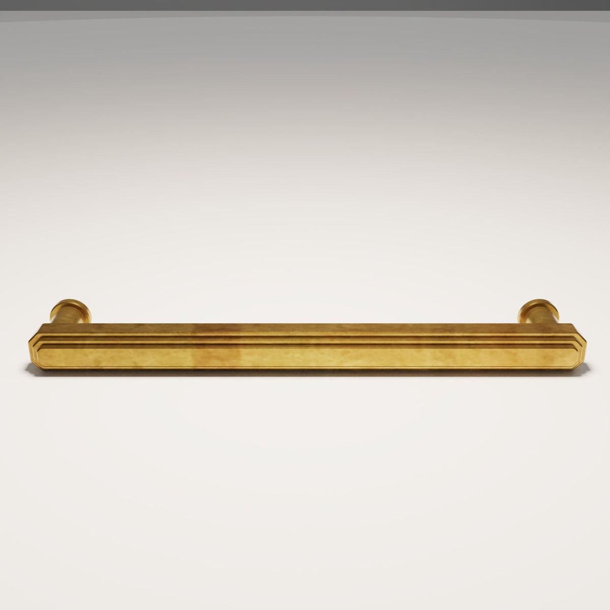 Egerton Handle - P2 design reference in Aged Brass (Heritage) — Capramont & Co