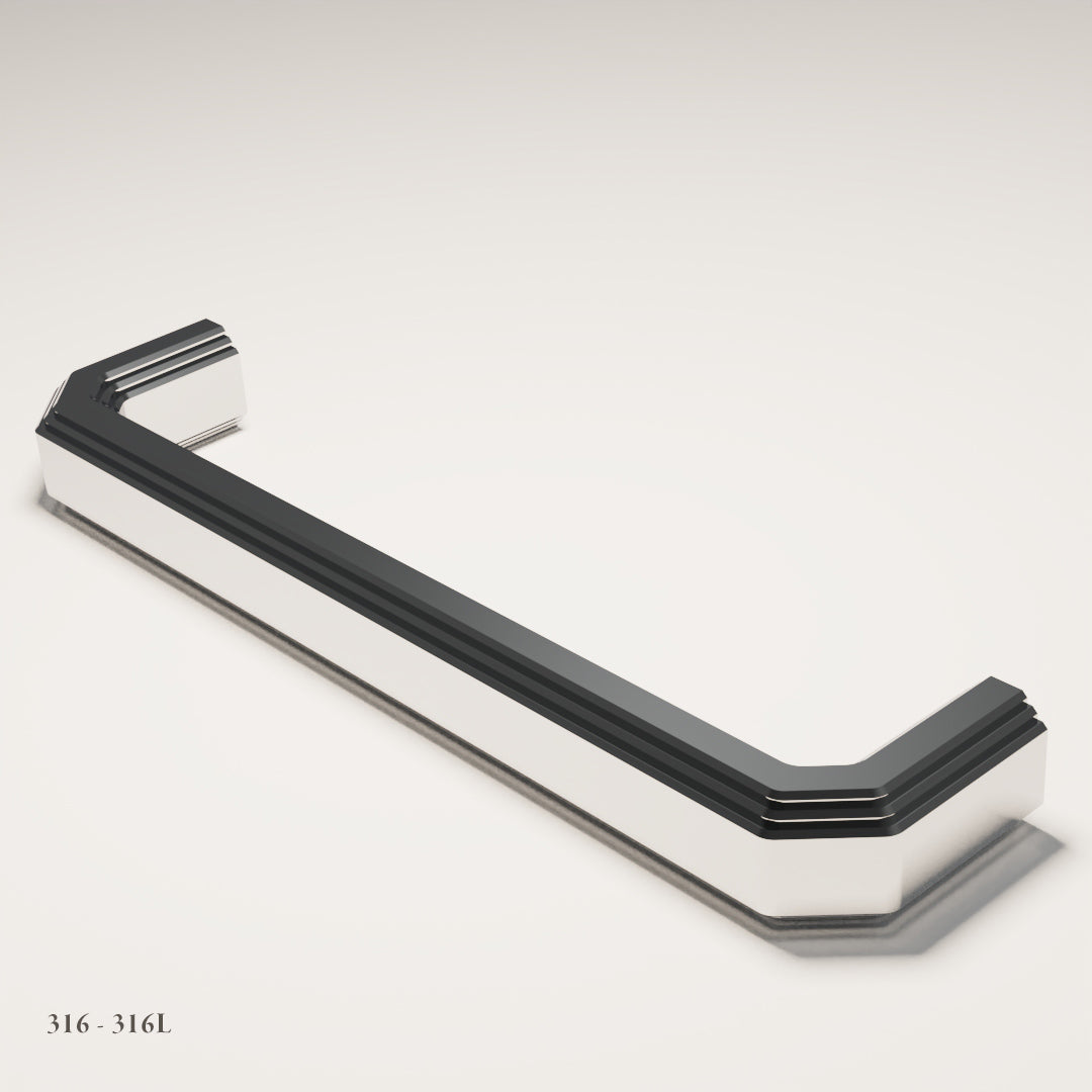 Egerton Handle - P1 in Marine-Grade Stainless Steel 316L — Capramont & Co