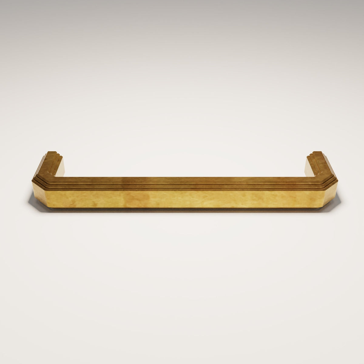 Egerton Handle - P1 design reference in Aged Brass (Heritage) — Capramont & Co