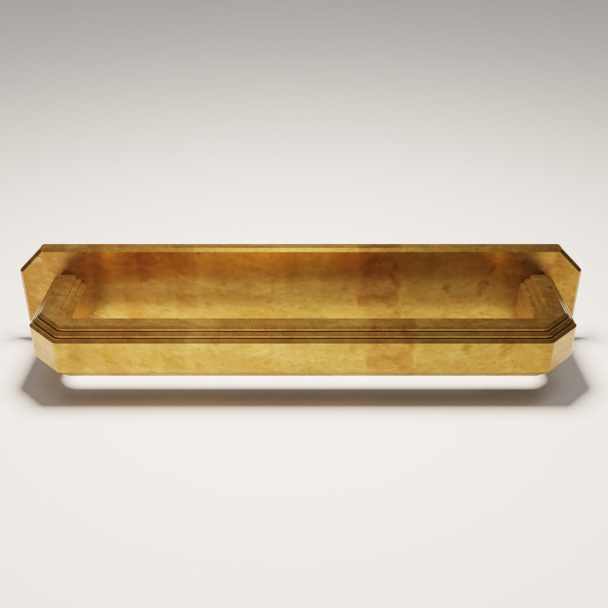 Egerton Handle with Baseplate - P1B design reference in Aged Brass (Heritage) — Capramont & Co