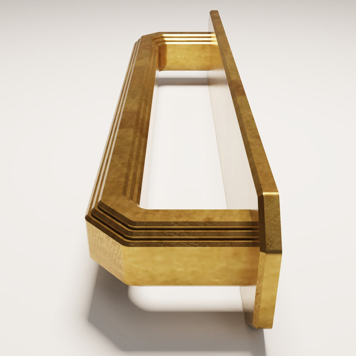 Egerton Handle with Baseplate - P1B design reference in Aged Brass (Heritage) — Capramont & Co