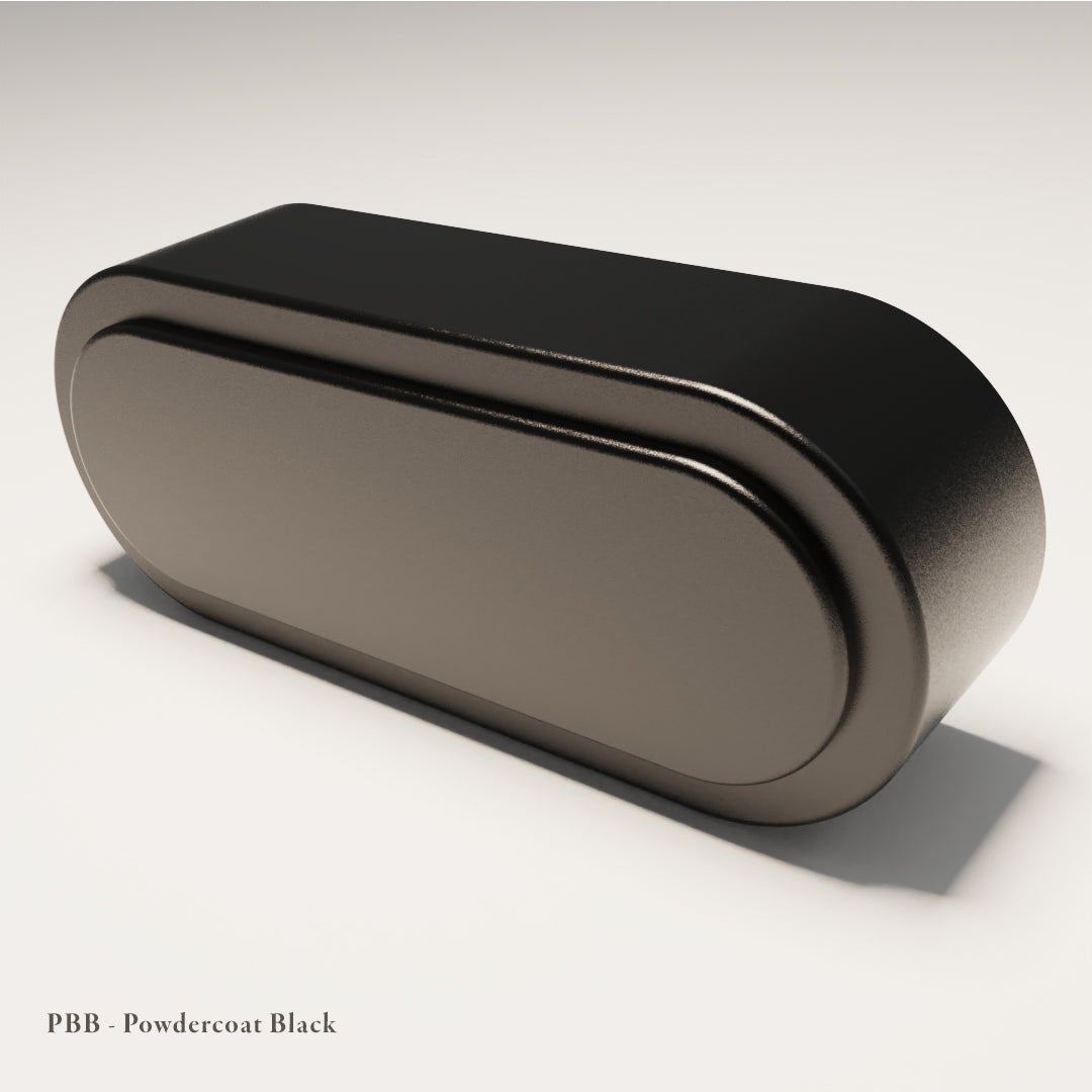 Farringdon Cup in Powdercoated Aluminium — Black — Capramont & Co