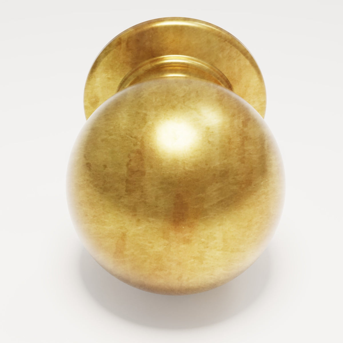 Farringdon Mushroom Knob design reference in Aged Brass (Heritage) — Capramont & Co