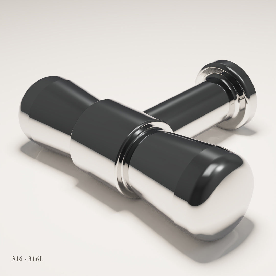 Lexham T-Bar in Marine-Grade Stainless Steel 316L — Capramont & Co