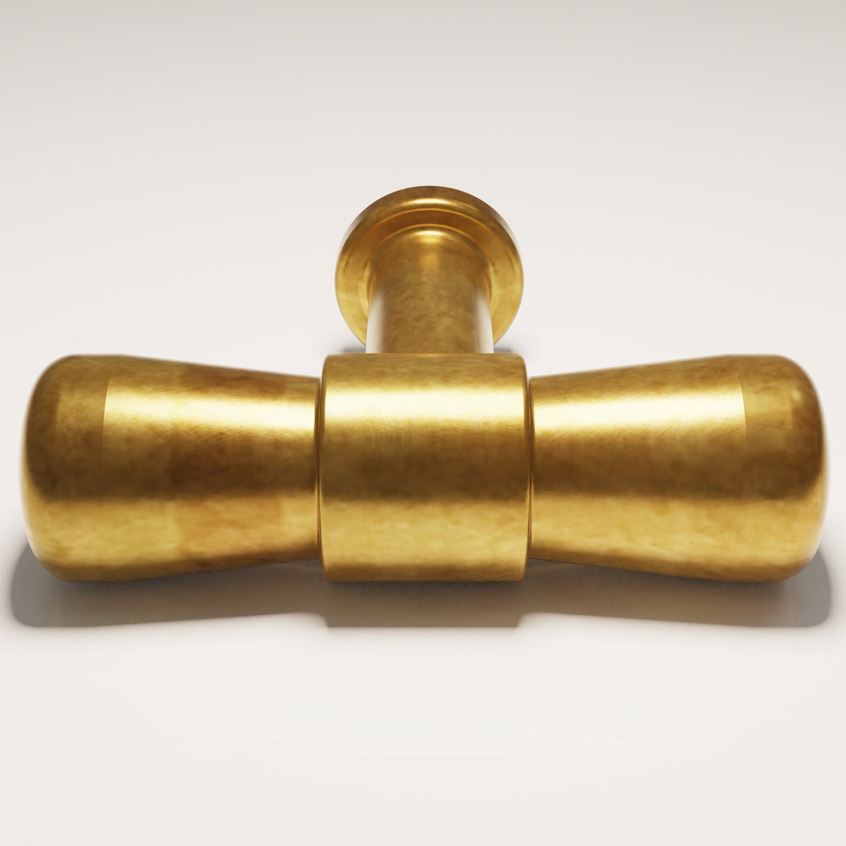 Lexham T-Bar design reference in Aged Brass (Heritage) — Capramont & Co