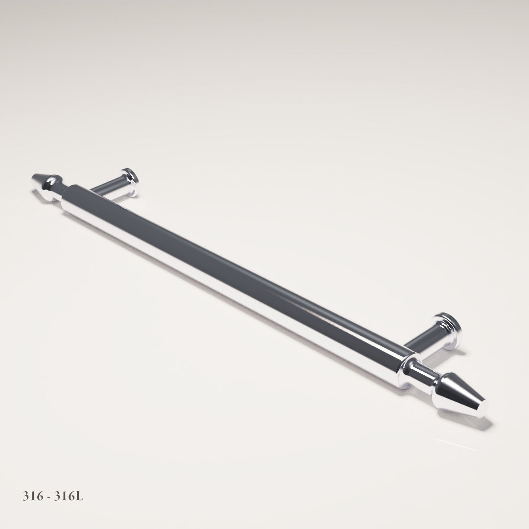 Melbury Cabinet Handle in Marine-Grade Stainless Steel 316L — Capramont & Co