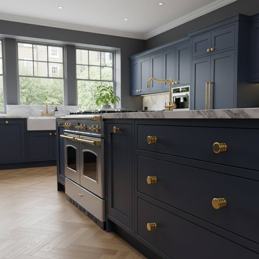 Pembridge Cabinet Knob design reference in Aged Brass (Heritage) — Capramont & Co
