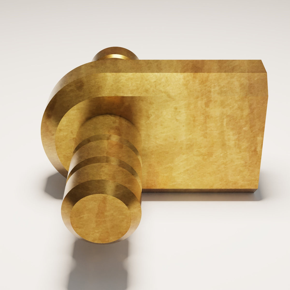Pembridge T-Bar design reference in Aged Brass (Heritage) — Capramont & Co
