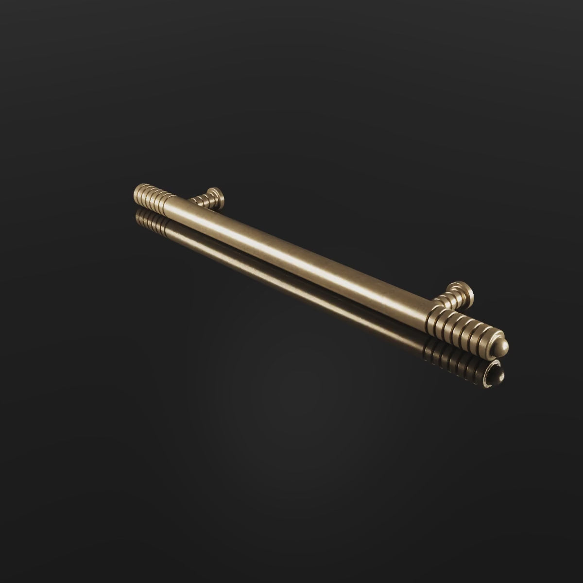 Varndell Cabinet Handle design video — shown in Aged Brass (Heritage reference) — Capramont & Co