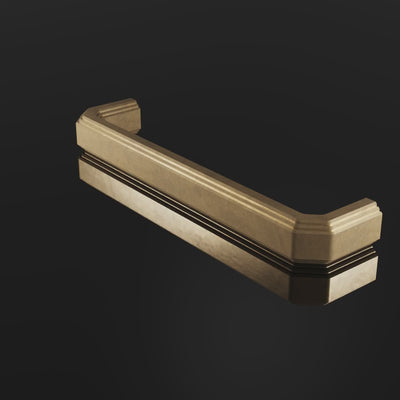 Egerton Handle - P1 design video — shown in Aged Brass (Heritage reference) — Capramont & Co