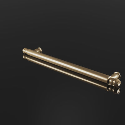 Harrington Cabinet Handle design video — shown in Aged Brass (Heritage reference) — Capramont & Co