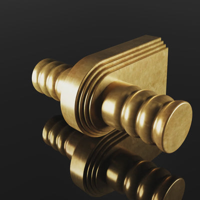 Brunswick T-Bar design video — shown in Aged Brass (Heritage reference) — Capramont & Co