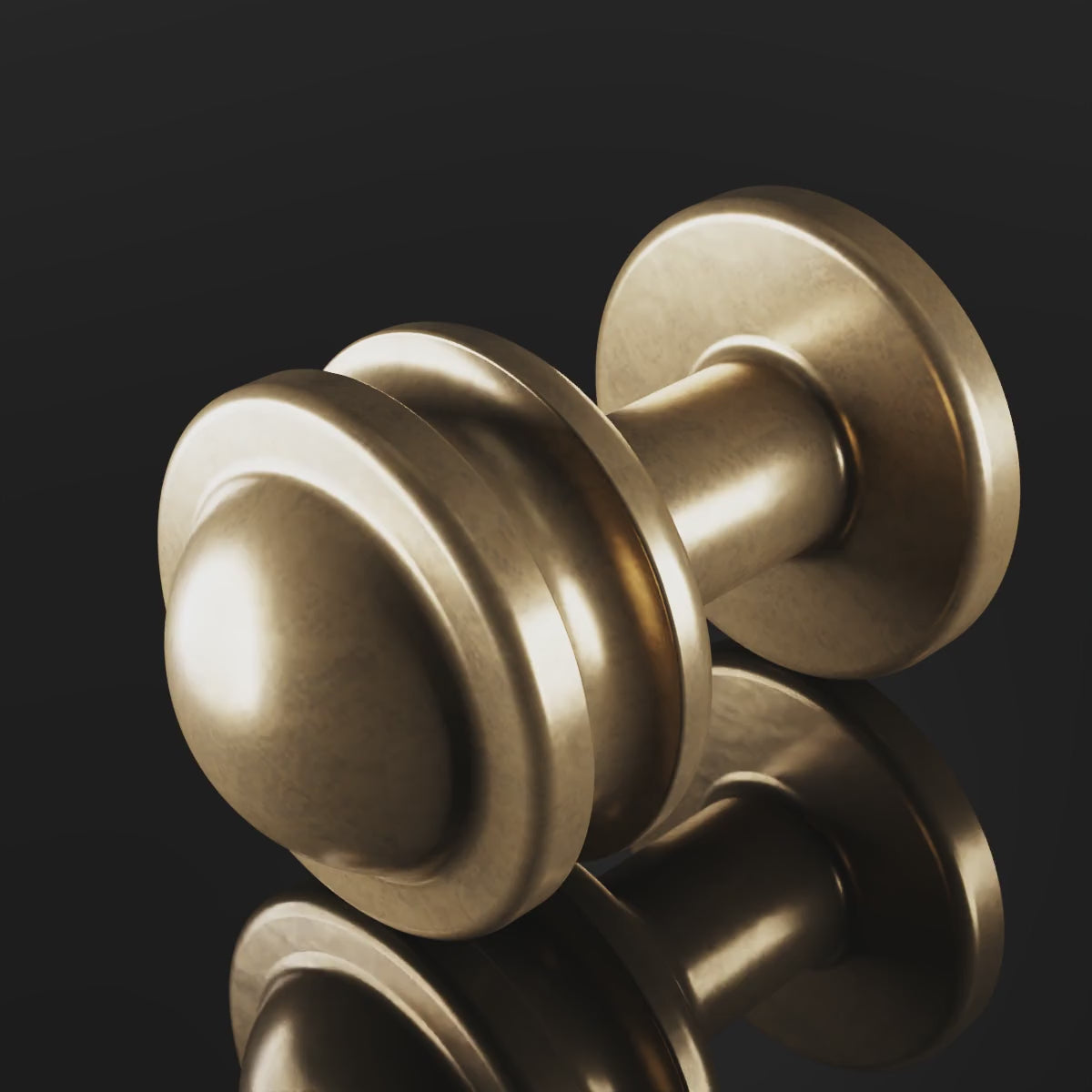 Varndell Cabinet Knob design video — shown in Aged Brass (Heritage reference) — Capramont & Co