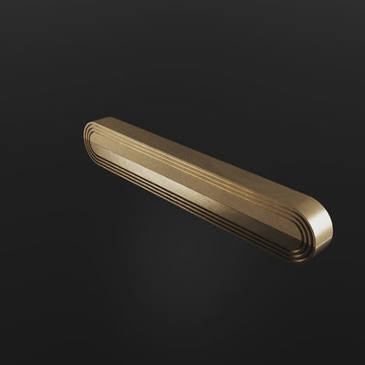 Westbourne Cabinet Pull design video — shown in Aged Brass (Heritage reference) — Capramont & Co