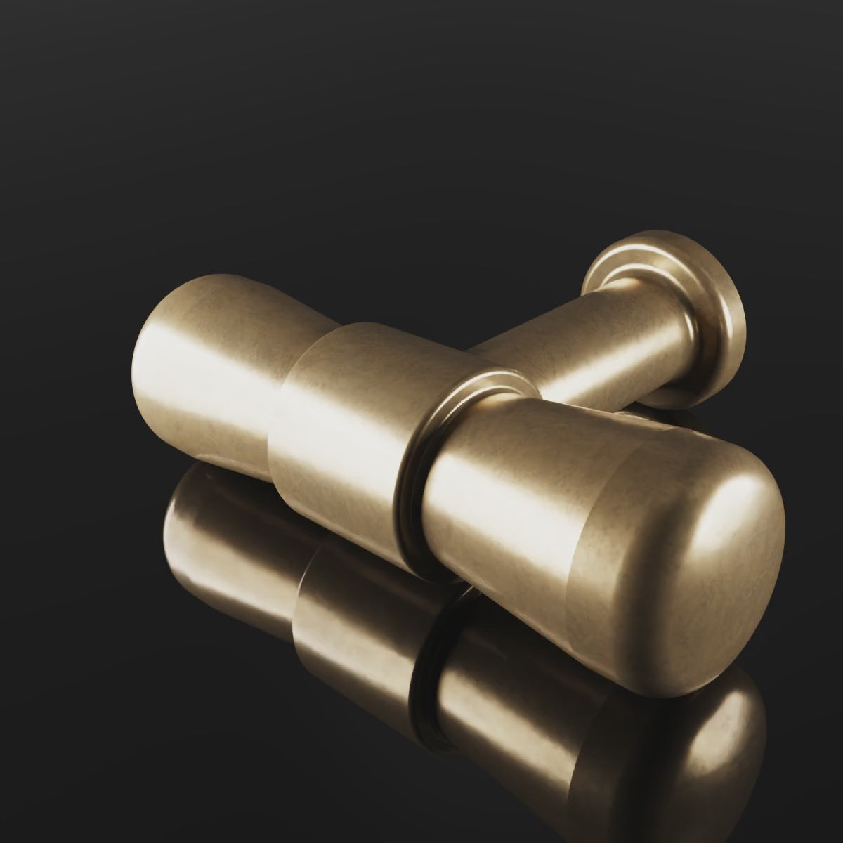 Lexham T-Bar design video — shown in Aged Brass (Heritage reference) — Capramont & Co