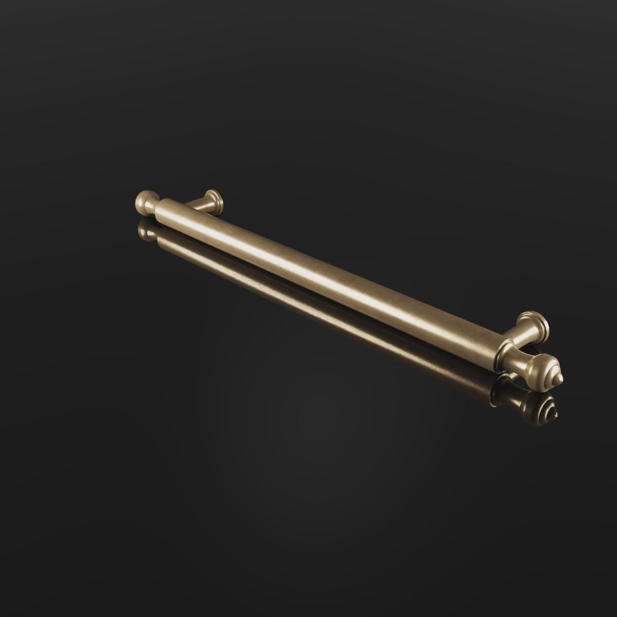 Manresa Cabinet Handle design video — shown in Aged Brass (Heritage reference) — Capramont & Co