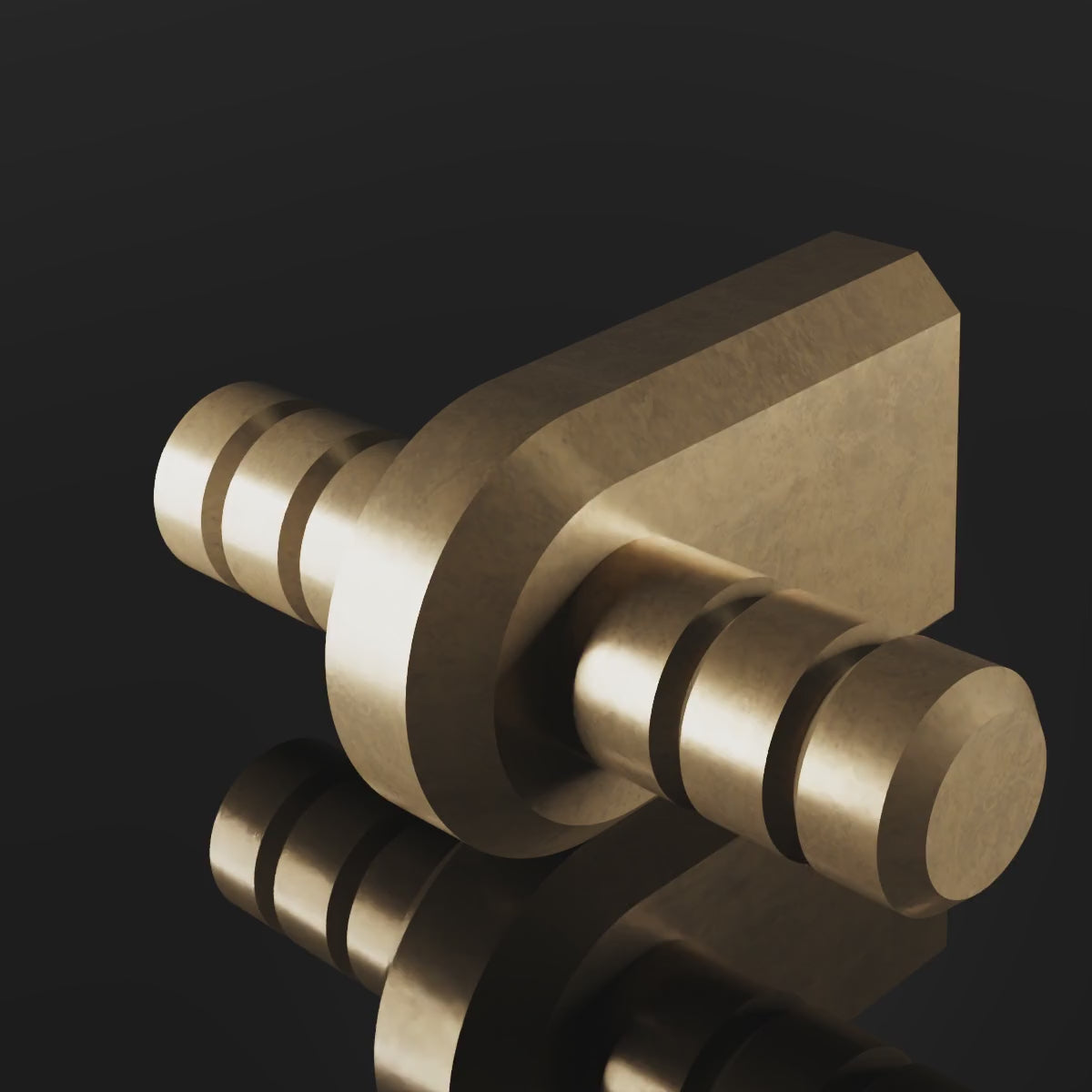 Pembridge T-Bar design video — shown in Aged Brass (Heritage reference) — Capramont & Co