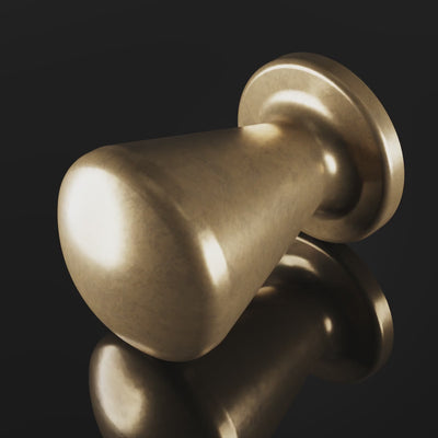 Lexham Cabinet Knob design video — shown in Aged Brass (Heritage reference) — Capramont & Co