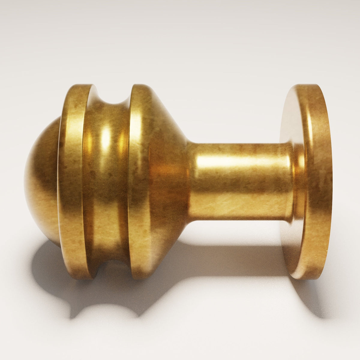 Varndell Cabinet Knob design reference in Aged Brass (Heritage) — Capramont & Co