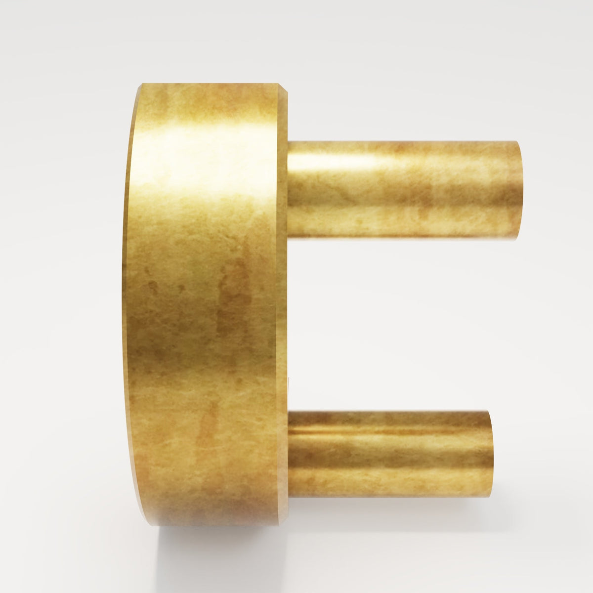 Westbourne C Pull design reference in Aged Brass (Heritage) — Capramont & Co
